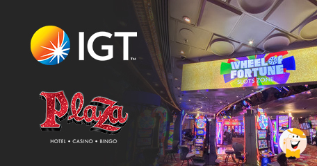 IGT Represents Incredible Jackpot in Cooperation with Plaza Hotel & Casino