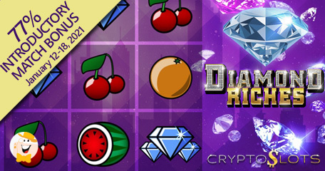 Cryptoslots’ Unveils Diamond Riches Slot, The Shiniest Addition to Its Wealthy Portfolio