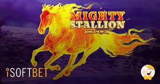 iSoftBet Galoppa al tramonto in Mighty Stallion Hold & Win