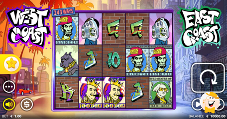 In Nolimit Citys neuestem Slot East Coast vs West Coast wird die urbane Popkultur gefeiert