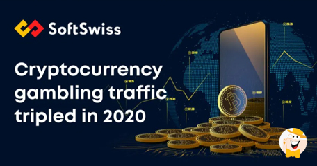 Cryptocurrency Gambling Volume Increases Threefold, Claims SOFTSWISS Report