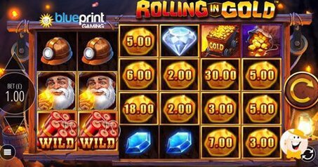 Blueprint Gaming Aggiunge un Tocco in Più ad una Classica Avventura sull'Estrazione dell'Oro in Rolling in Gold