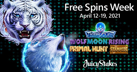 Juicy Stakes Casino Spins Week Available on Betsoft Slots