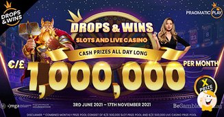 Pragmatic Play Scales up Drops & Wins by Lifting Monthly Prize Pool to €1M