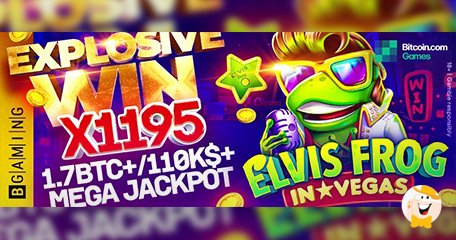 Ein Spieler knackt den Elvis Frog Mega Jackpot und schnappt sich 110K $ in BTC
