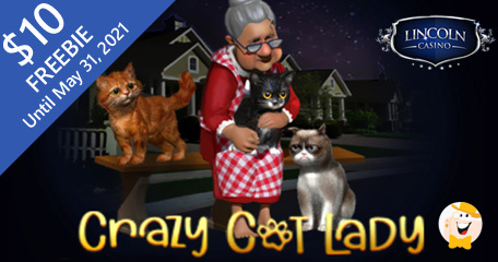 Lincoln Casino Rolls Out Promotion on Crazy Cat Lady Slot 