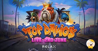 Relax Gaming maakt de buurt onveilig met een bende coole honden op ‘Top Dawg$’