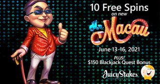 Juicy Stakes Features Vegas Atmosphere in Mr. Macau Slot from Betsoft