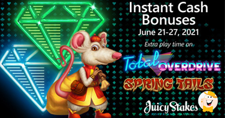  Juicy Stakes Casino Provides Players with Instant Cash Bonus on Slots