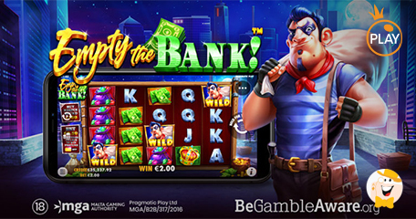 Pragmatic Play stellt einen Krimi Thriller Slot vor: Empty the Bank