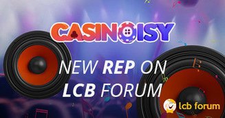 Casinoisy Support Representative Signs in on LCB Forum