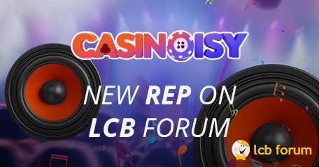 Casinoisy Support Representative Signs in on LCB Forum