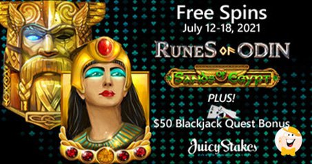 Juicy Stakes Casino Lines Up Another Extra Spins Week!