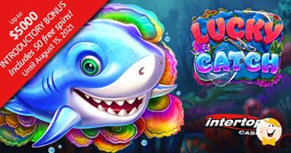Intertops Casino Boosts Offering with Lucky Catch, Slot with Bursting Wilds