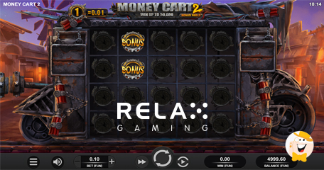 Relax Gaming Enhances Portfolio with Money Cart 2 Slot