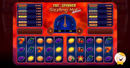 Greentube Raddoppia il Divertimento con la Slot Twin Spinner Sizzling Hot™ Deluxe
