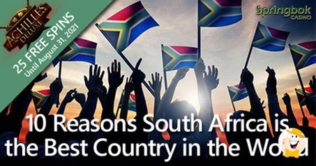 Springbok Casino Reveals the Beauties of South Africa and Shares 25 Extra Spins on Achilles Deluxe