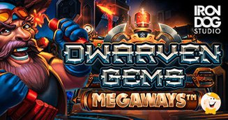 Help Dwarf Miners in Newest Slot Dwarven Gems Megaways™ from Iron Dog