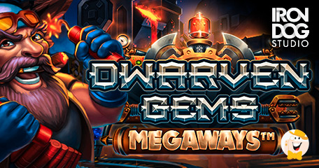 Help Dwarf Miners in Newest Slot Dwarven Gems Megaways™ from Iron Dog