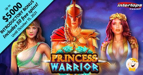 Intertops Casino Delivers 50 Bonus Spins on Latest Release - Princess Warrior