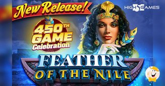September is the Month of Celebration; High 5 Casino Releases 450th Game Feather of the Nile