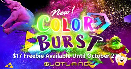 Slotland Celebrates its 23rd Birthday Party with $17 Freebie for Color Burst