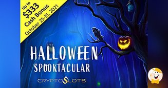 CryptoSlots Casino’s $333 Halloween Bonus Available on All Provably Fair Slots