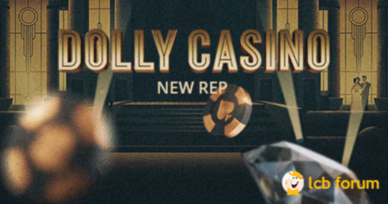 Schermata dell interfaccia di gioco di Dolly Casino che mostra slot machine e menu