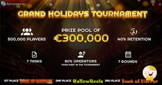 Spinomenal Announces Final Standings of the Latest Spectacular Grand Holidays Tour