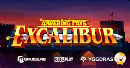 Yggdrasil en ReelPlay onthullen nieuwe gokkast: Towering Pays™ Excalibur