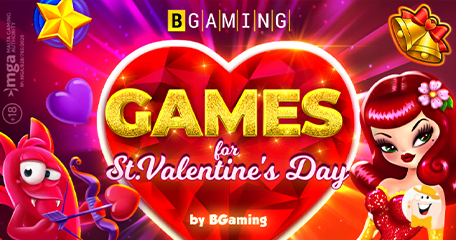 BGaming steekt drie populaire gokkasten in een romantisch jasje voor Valentijnsdag!