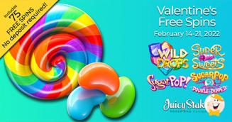 Juicy Stakes Features Valentine's Bonus Spins on Slots from Betsoft