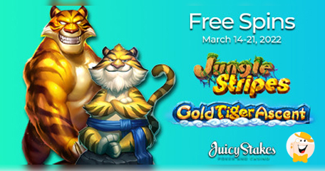 Juicy Stakes Casino’s Promotional Campaign Is All About Tigers and Abundance of Casino Spins!