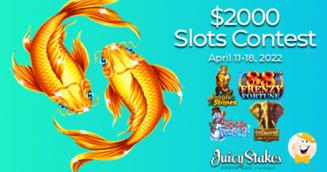 Juicy Stakes Presents Week-Long $2000 Slots Contest Starting Monday
