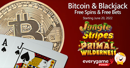 EveryGame Poker Features Bitcoin Bonuses and Extra Blackjack Wagers
