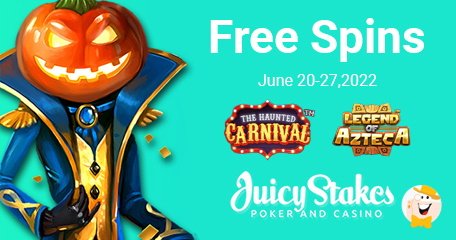 Juicy Stakes Presents Bonus Spins From Monday On Two Games