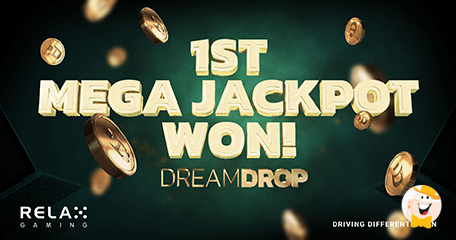 Dream Drop by Relax Gaming Pays out first Mega Jackpot on Videoslots!