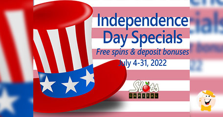 Slots Capital Casino Reveals Month-Long Red, White and Blue Independence Day Deals!