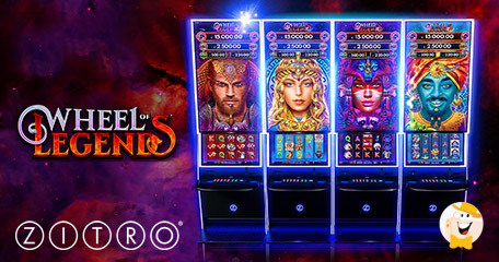 Zitro Games Presenta il Nuovissimo Gioco dal Titolo Wheel of Legends per i Clienti del Luckia Casino