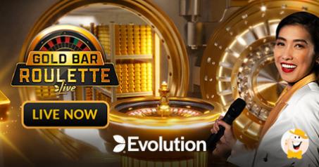 Evolution Aggiunge la Gold Bar Roulette con Intrattenimento e Premi Potenziati