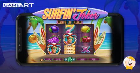 GameArt Torna ad Agosto con una Calda Avventura Estiva nella Slot Surfin’ Joker