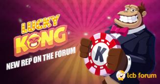 Lucky Kong Casino Rep Reports in for Duty on Direct Support Forum