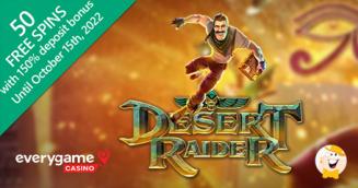 Everygame Casino Shelling out 50 Spins on Desert Raider Until October 15