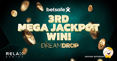 Relax Gaming Presents Third Mega Jackpot Win via Betsafe