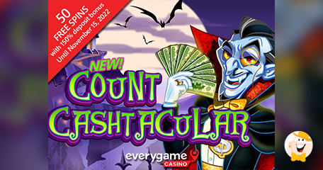 Count Cashtacular Live at Everygame Casino in $150,000 Halloween Bonus Contest