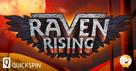 Quickspin präsentiert Raven Rising, ein Slot Spiel mit 3 Auszahlungsraten und Tumble Feature