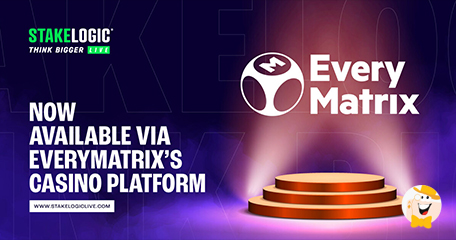 Stakelogic Live Launches Portfolio on EveryMatrix's Casino Engine iGaming Integration Platform!