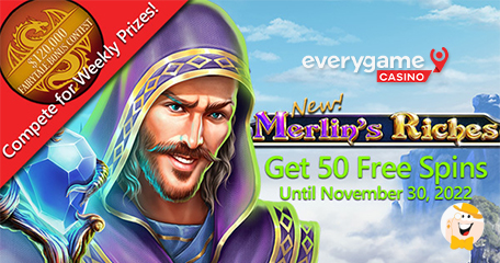 Everygame Casino Celebrates the Launch of Merlin’s Riches with a $120,000 Fairytale Bonus Contest