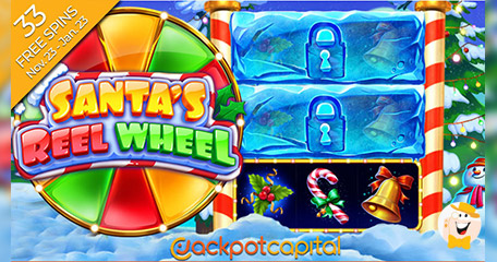 Jackpot Capital Introduces Santa's Reel Wheel on 23rd November with Bonus Spins Until January 23rd