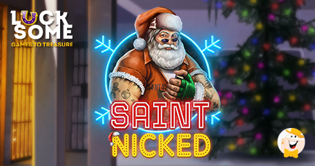 Lucksome Aiuta Babbo Natale in una Missione da Ubriaco a Fare gli Auguri delle Feste nella Slot Saint Nicked